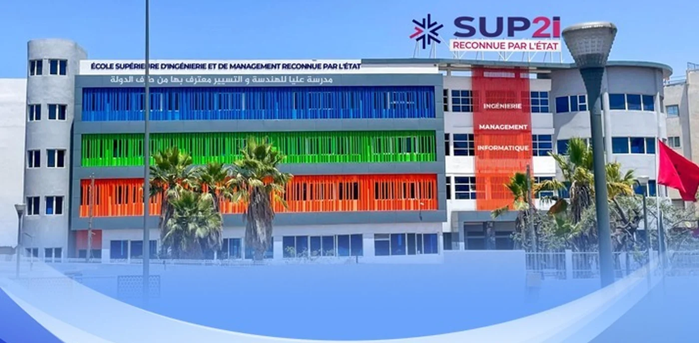 Le bâtiment SUP2I à Casablanca