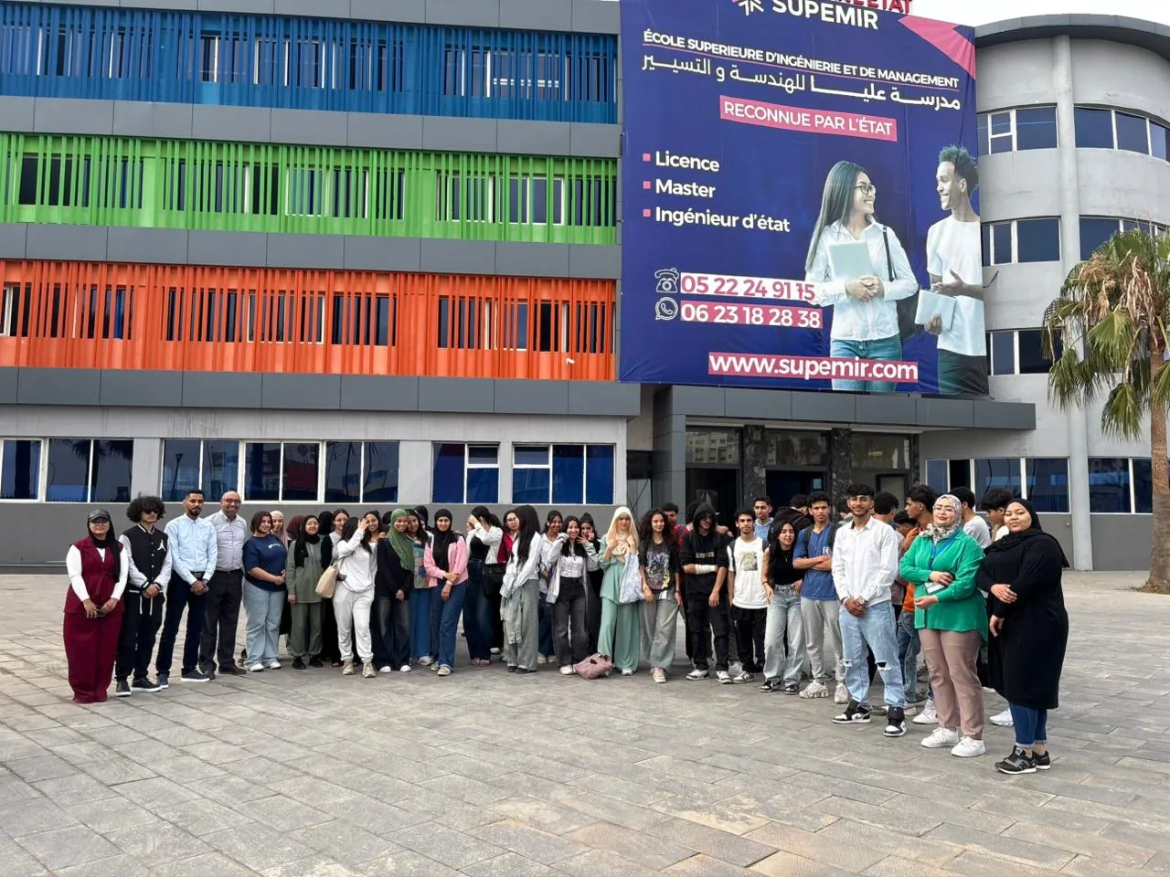 Étudiants SUP2I sur le campus